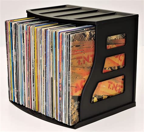 stackable vinyl record storage